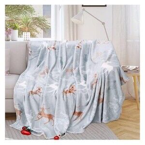 Reindeer throw blanket